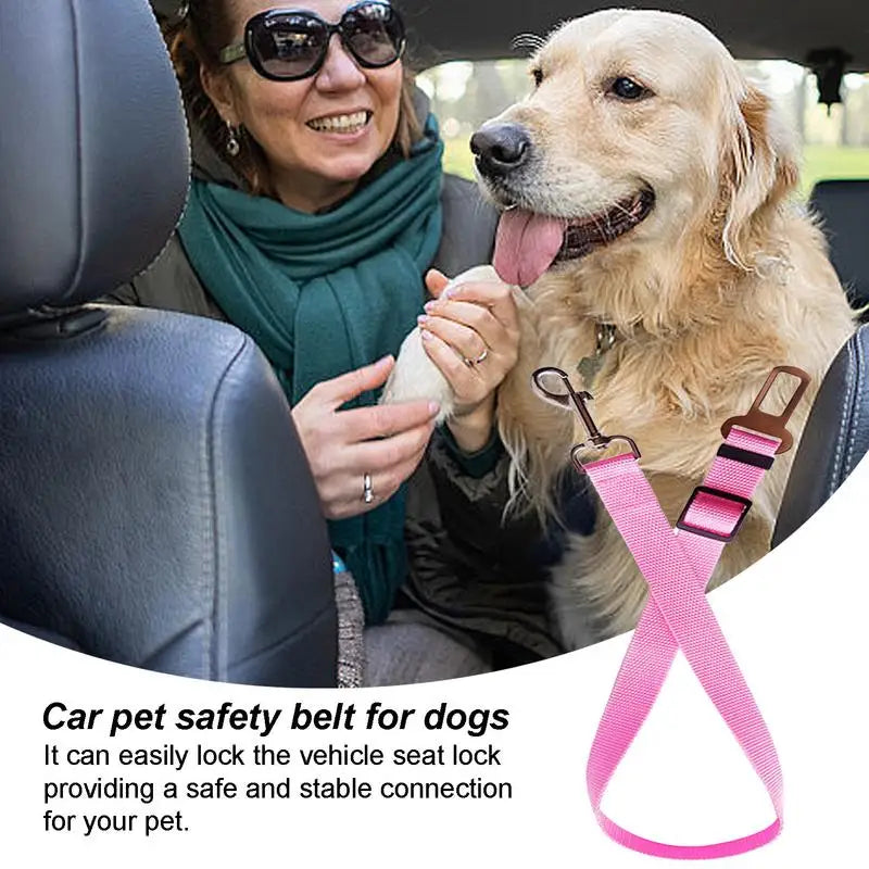 Cintura di sicurezza per auto regolabile per cani - Clip per imbracatura di sicurezza